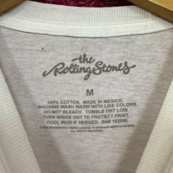 The Rolling Stones Bleeding Hot Lips Tattoo Rock Band Tee M - Picture 4 of 4